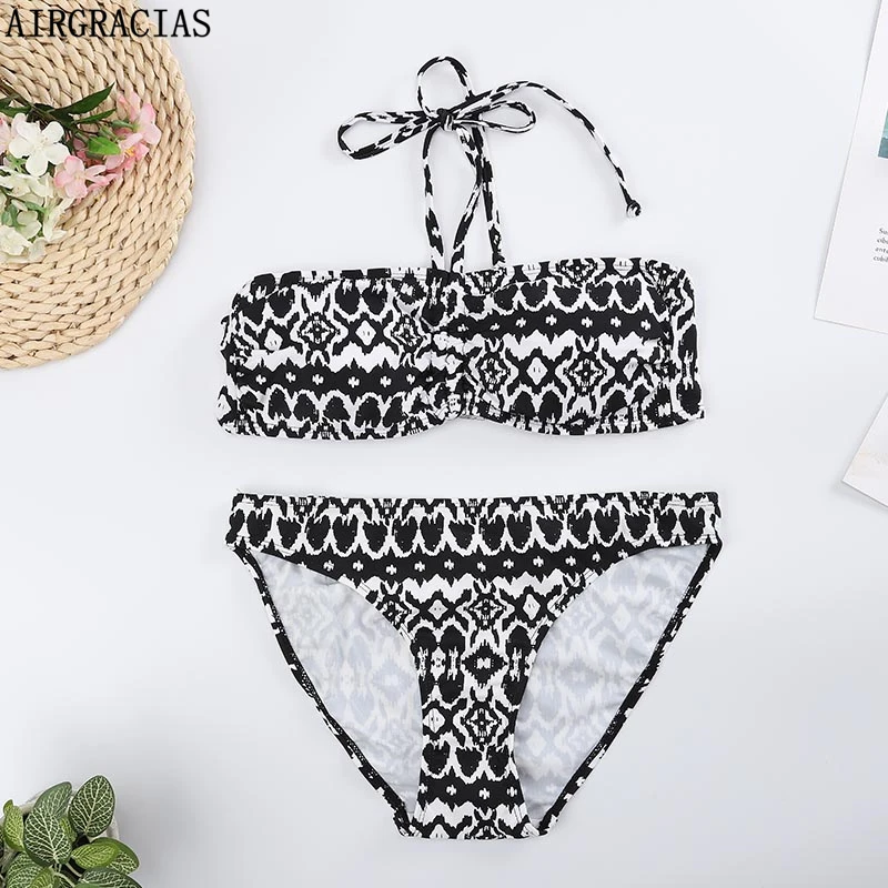 

AIRGRAICAIS 2019 New Bikinis Women Swimsuit Bathing Suit Plus Size XS-XL Swimwear Push Up Bikini Set Vintage Beach Wear Biquini
