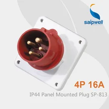 Saipwell Горячая IP44 штекер 16a электрические вилки 3 p+ e Промышленные вилки SP-813