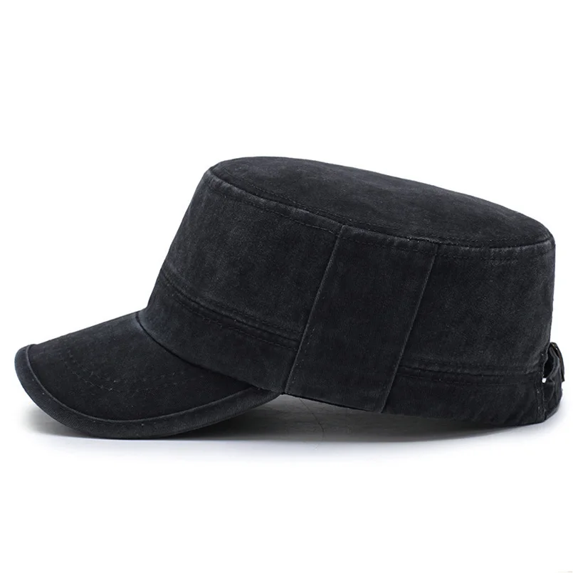 Бренд EAGLEBORN, винтажные военные шапки из хлопка, унисекс, мужская и женская кепка с плоским верхом, одноцветная, летний, осенний, весенний козырек, шапка