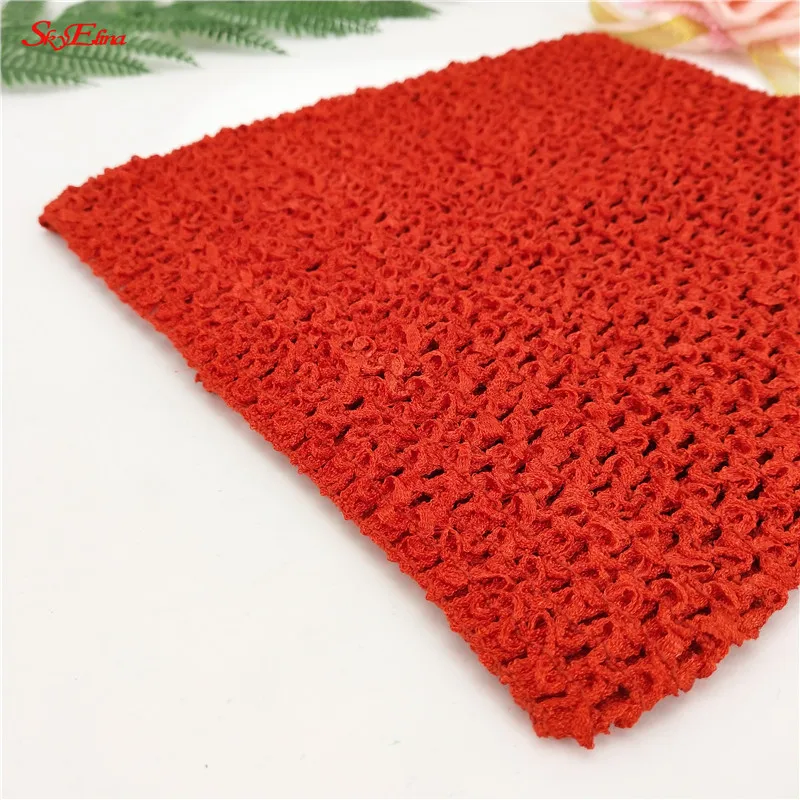 1Pc 1515cm Knitted Crochet Tube Tops with Lining Inside Elastic for Girl Handmade Tulle Roll DIY Skirt Dress Accessories 8z (76)