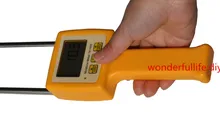 3 Pcs/Lot Corn,wheat,rice,bean,wheat flour tester 4 Digital LCD Grain moisture meter range:5-35% hygrometer