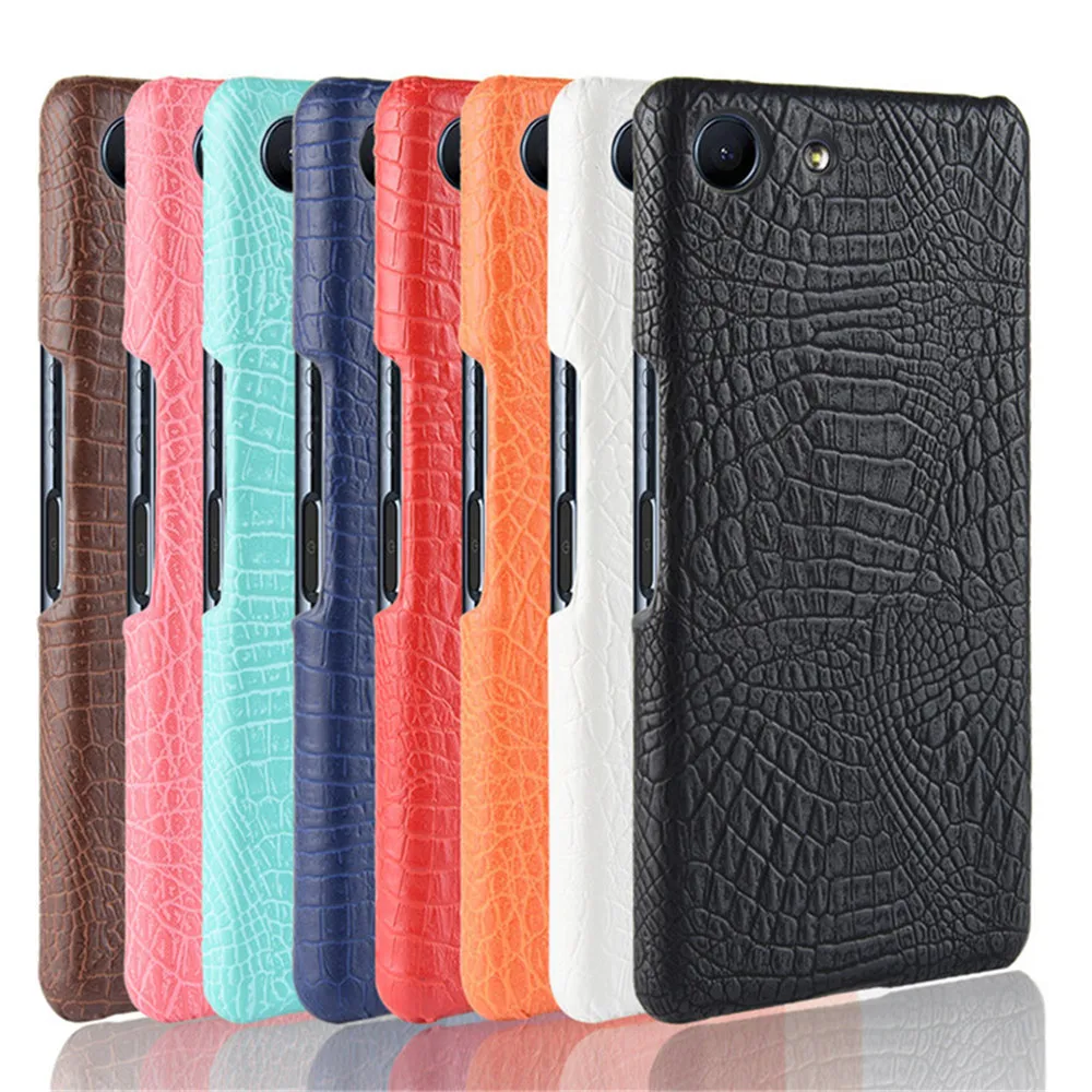 

For Sony Xperia Ace Case 5.0 inch Luxury Crocodile Skin Thin Hard Back Cover ShockProof Case For Sony Ace Protective Phone Cases
