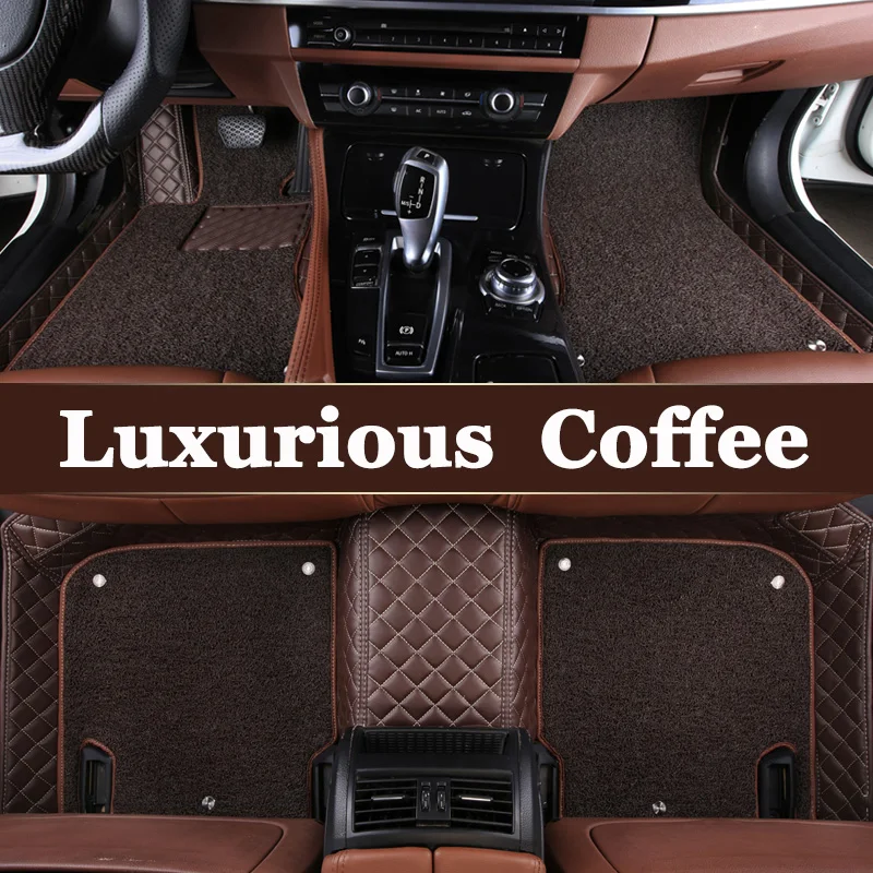 

Special custom made car floor mats for Audi A1 A3 A4 A7 A8 Q3 Q5 Q7 TT 5D car-styling all weather carpet floor liner