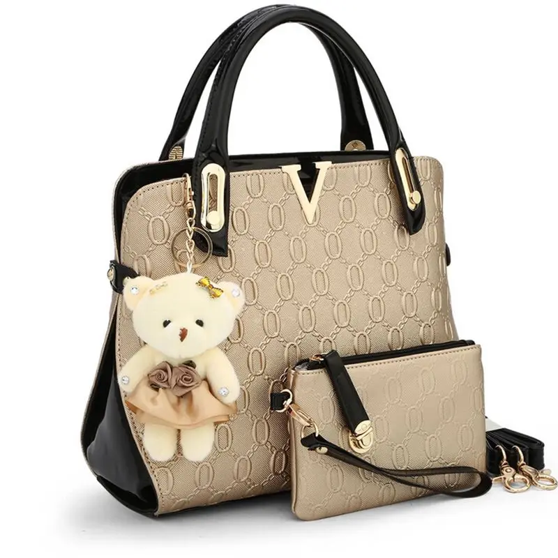 casual Embossed font b handbag b font designer font b handbags b font high quality women
