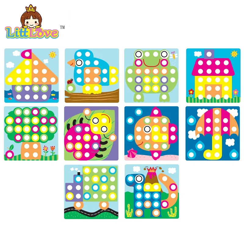 LittLove 3D пазлы игрушки для детей композитная картинка головоломка креативная
