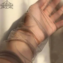 Нейлон 10D женские перламутровые прозрачные колготки женские блестящие чулки Высокие Колготки женские ультра тонкие блестящие противоскользящие УФ колготки