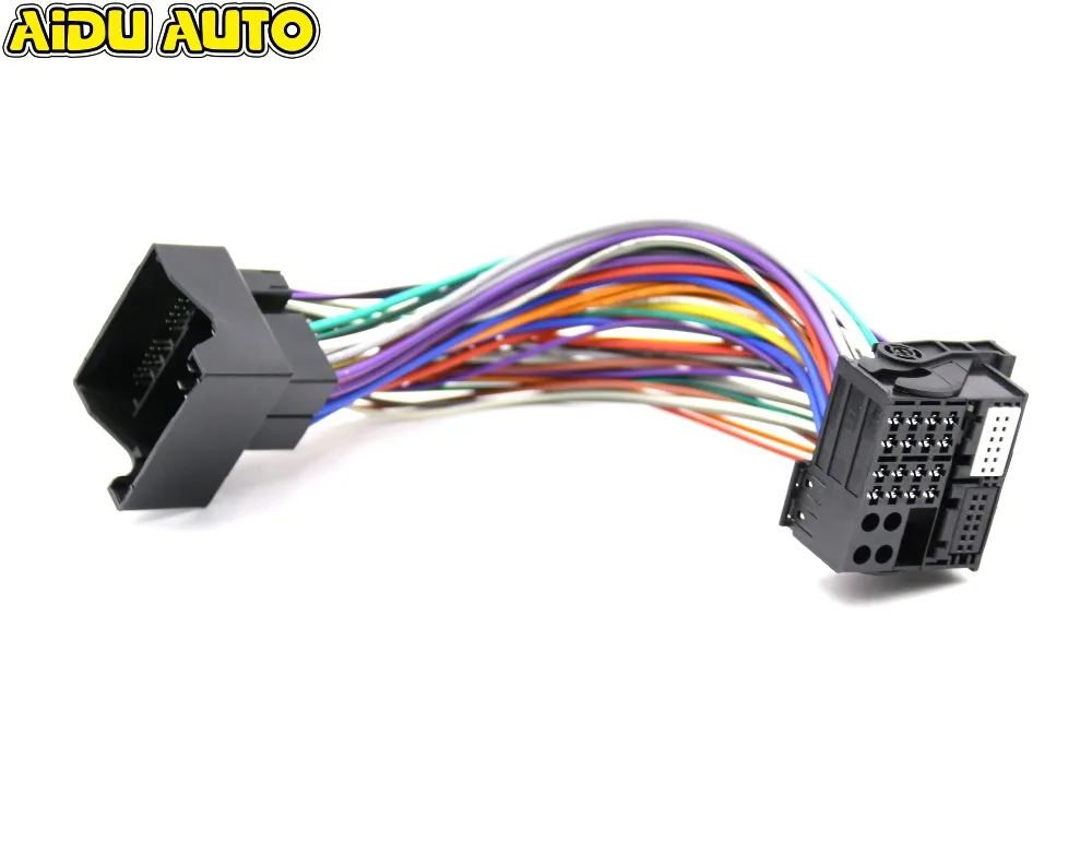 Расширительный 40 pin адаптер для VW Golf VI Jetta 5 6 MK5 MK6 Passat B6 B7 TIGUAN RCD330 RCD510 RNS510|rcd510 rns510|vw