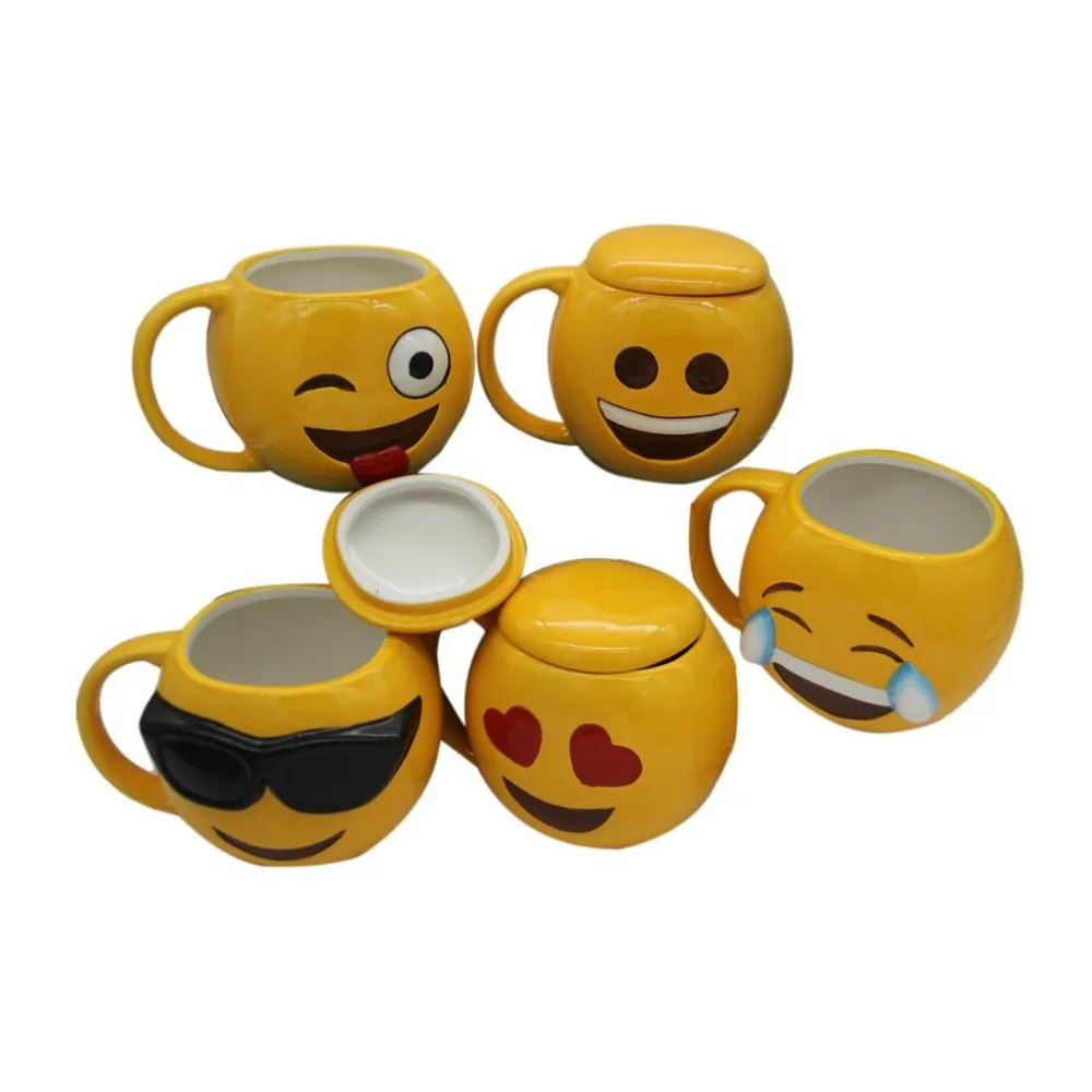 

3D Funny Emoji Mug Special Ceramic Coffee Cup Kawaii Tea Cup Porcelain Cup Novelty Milk Mug Friends Family Gifts