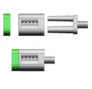 

500sets Dental Laboratory Use Double Twin Pin with Plastic Sleeves and Rubber Caps On Stone Model Work With Pindex