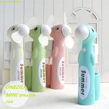 ONEZILI мини USB вентилятор милый портативный распылитель воды вентилятор