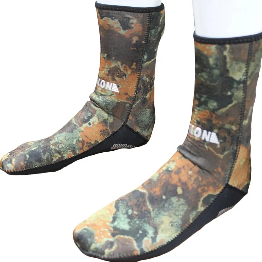 3MM Neoprene Camo Scuba Water Sports Diving Socks Elastic Snorkeling