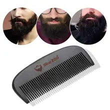 Портативная мужская борода черная груша гребень деревянный набор Усы Расческа по уходу за волосами форма инструменты