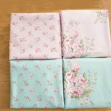 Новое поступление 40*50 см 4 шт./лот хлопок Лоскутная Ткань tecidos Швейные постельные принадлежности ткани розы узор tissu одеяла DIY ткань A31