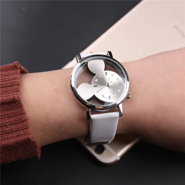 2019 montre femme hot selling personality trend Mickey Mouse double-sided hollow 2019 montre femme hot selling personality trend Mickey Mouse double-sided hollow