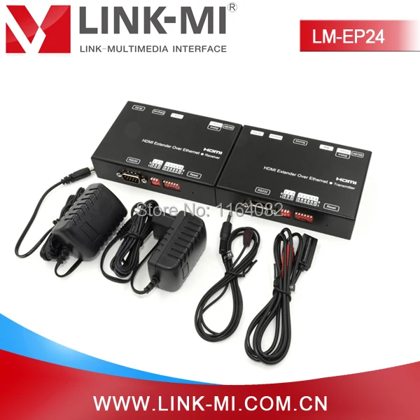 

LINK-MI LM-EP24 Support IR RS232 POE 120m HDMI Extender Over IP With H.264 Encoder