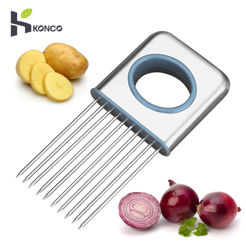 Держатель для лука KONCO из нержавеющей стали нарезки слайсер и овощей