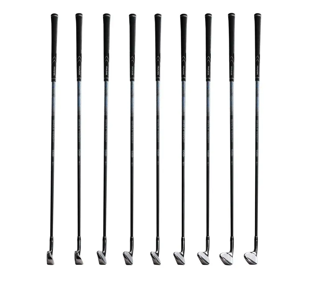 MAZEL Golf Clubs Complete Golf Clubs Iron Set 4-SW 9 Pieces Right Handed Graphite Shaft Middle (SR) Flex One Length Golf Irons
MAZEL Golf Clubs Complete Golf Clubs Iron Set 4-SW 9 Pieces Right Handed Graphite Shaft Middle (SR) Flex One Length Golf Irons
