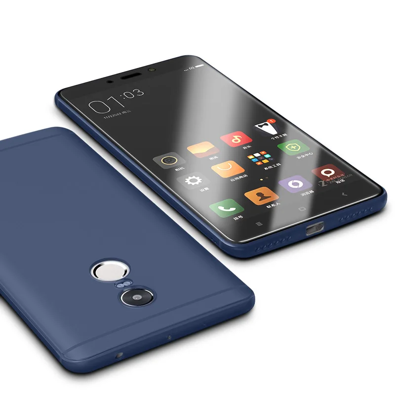 Для Xiaomi Редми Примечание 4 Случаи Обложка Ультра Тонкий ТПУ Матовый Микро скраб