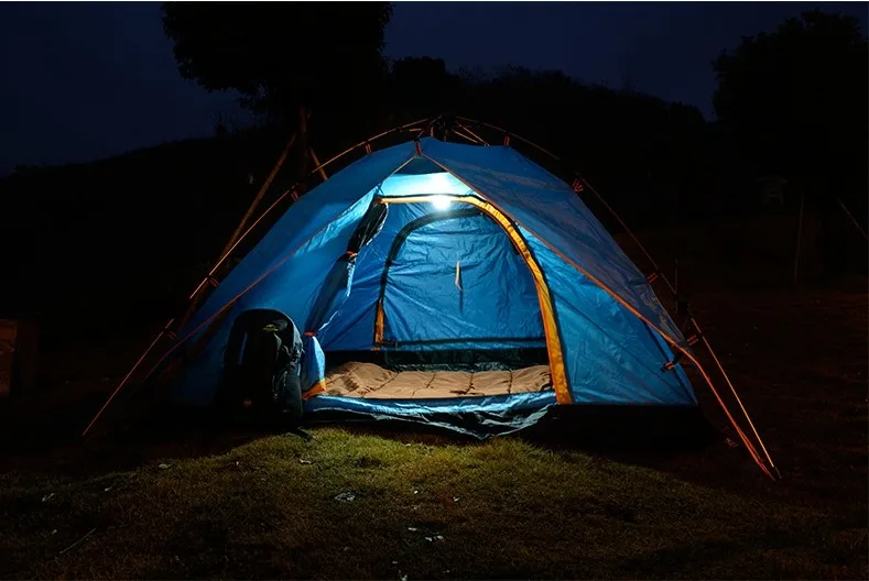 Портативный наружный светодиодный светильник Naturehike для кемпинга, магнитный светильник для палатки, подвесная палатка, аварийный светодиодный светильник, два цвета