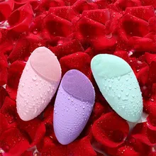 Силиконовая мини электрическая Очищающая щетка для лица Вибрационный заряжаемый очиститель для лица средство для глубокой очистки пор водонепроницаемый массаж 40#625