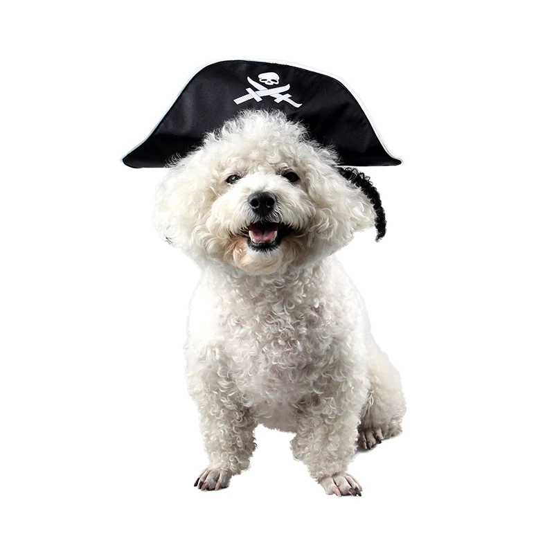 

Pet Hat For Dogs Cat Funny Pirate Party Cosplay Halloween Costume Accessory Outdoors Pet Headwear Cap Chihuahua Pet Accessory