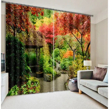 

Fantasy Forest 3D Photo Printing Blackout Window Curtains For Living room Bedding room Hotel/Office Drapes Cortinas para