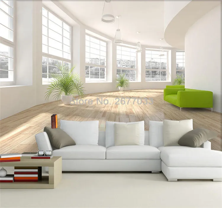 На заказ фото обои 3D стерео пространство расширение настенная Ткань Гостиная ТВ диван фон настенные покрытия Современный домашний декор