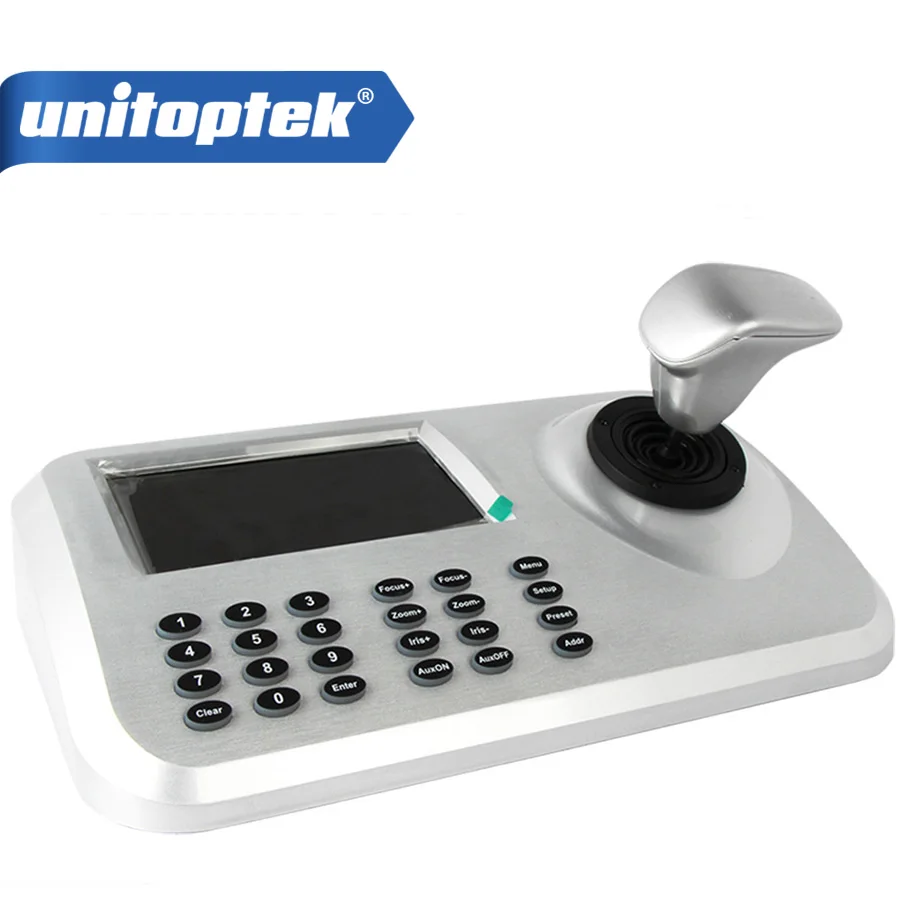

5'' LCD ONVIF IP PTZ Keyboard Control IP PTZ Camera 3D Joystick HD Network PTZ Keyboard Controller for CCTV Speed Dome PTZ Cam