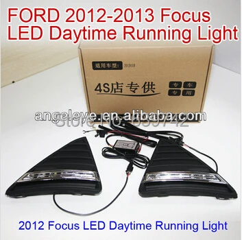 

For 2012-2013 year For Ford For Focus 3 LED DRL LED Fog Daytime Running Light V1