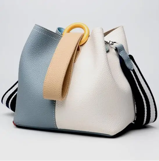 

Handbag Quality Soft Leather Solid Top-Handle Bag Female Shoulder Bag Causal Large Capacity
