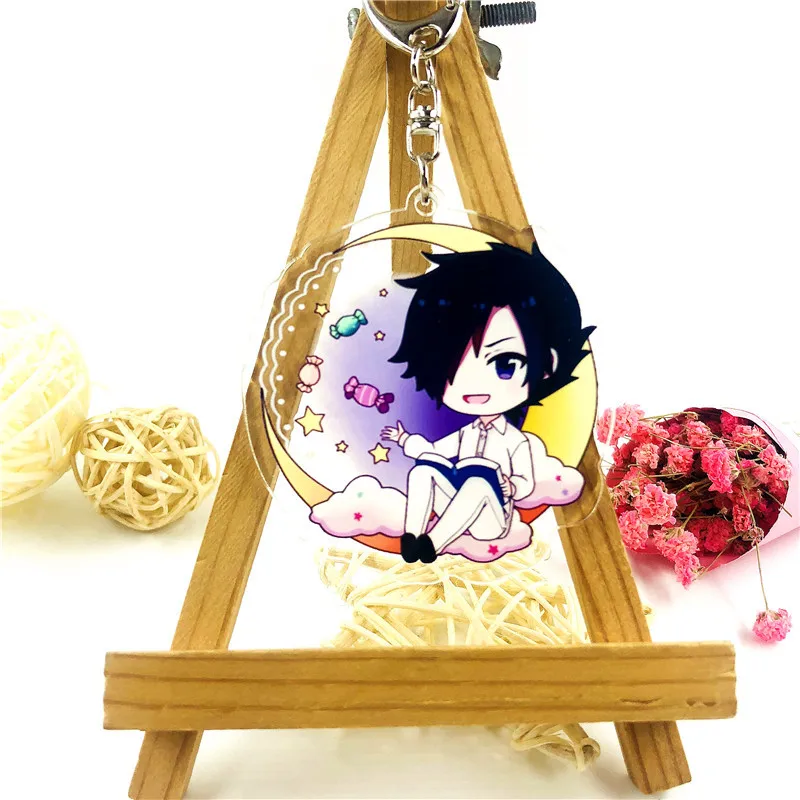 Аниме обещанный Neverland Yakusoku no брелок двусторонний для косплея акриловый кулон