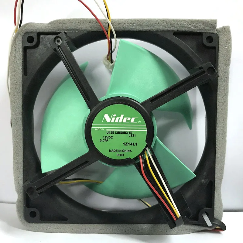 Для Nidec новая версия U12E12BS8B3 57 J231 vs U12E12BS8F3 12В 0.07A водонепроницаемый бесшумный