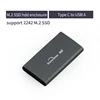 Nouveau boîtier ssd hdd boîtier sata type c usb 3.0 port disque dur carcasa disco duro 1 to boîtier hd externo aluminium boîtier hdd haute vitesse ► Photo 3/6