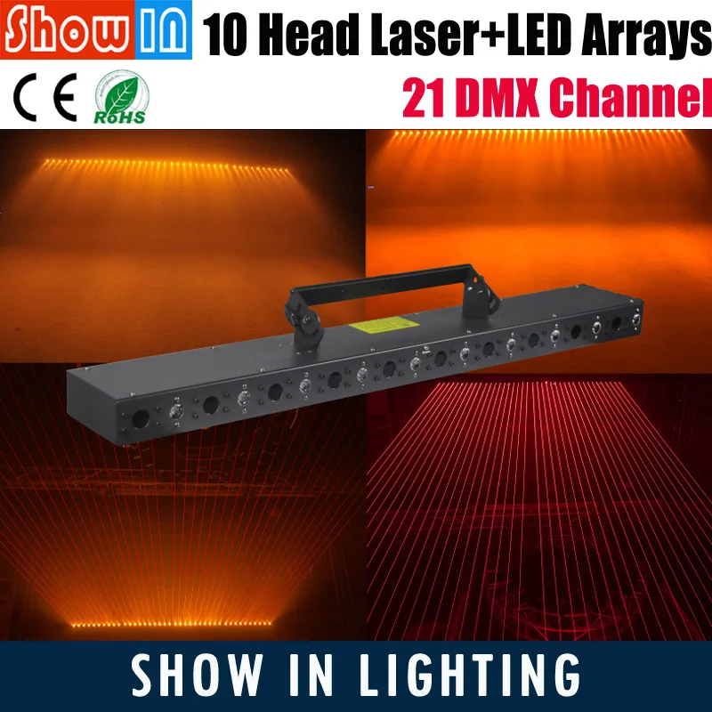 

2018 3W RGB LED Laser Arrays 50W 100W DMX DJ Disco Party Wedding Stage Lighting Equipment Projector 110V 230V Head Free Shipping