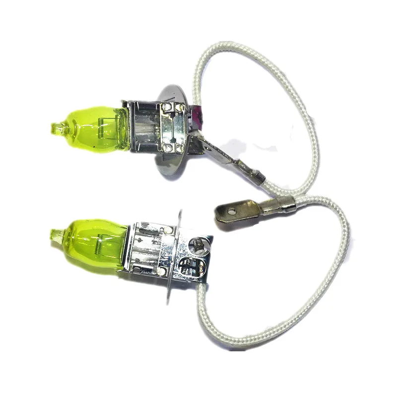 2 шт. Ксеноновые желтые галогенные лампы H3 12 в 100 Вт 2800K|Передние LED-фары для авто| |