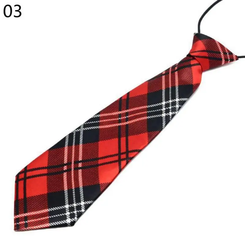 Fashion Boys Girls Kindergarten School Uniforms Children's Ties Striped Plaid Necktie