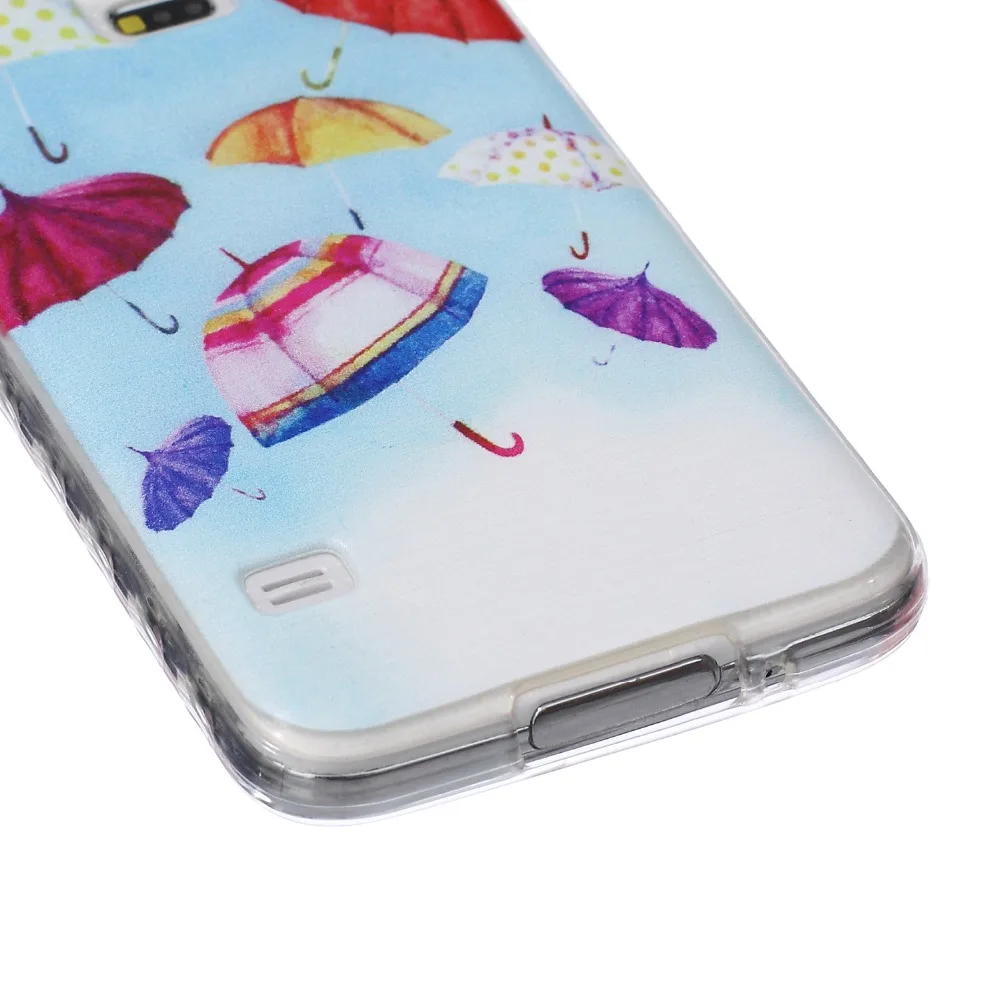 K070 / красочный зонтик тпу мягкий чехол для Samsung Galaxy S5 силиконовый чехол|case luxury|case