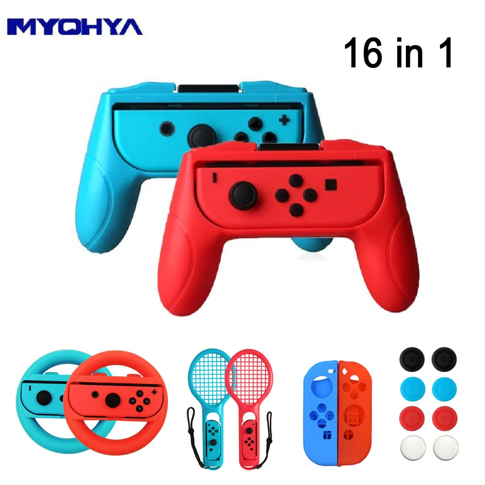 

2pieces/set Controller Grips Joy-Con Case For Nintend Switch Joy Con Handle NS N-Switch Game Console Accessories