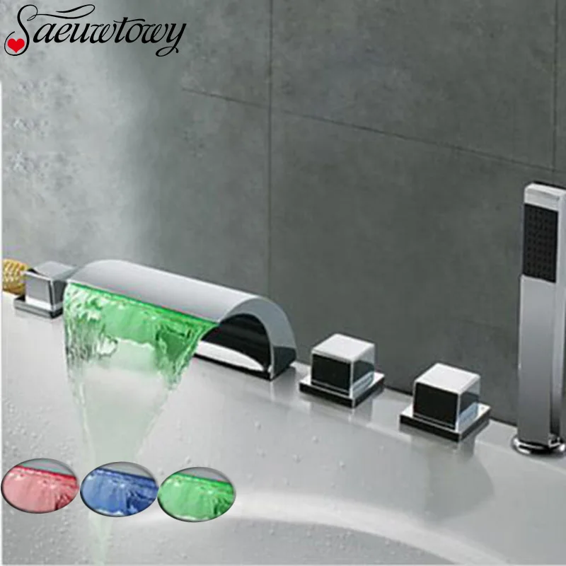 LED-Waterfall-Bathtub-Faucet-Widespread-Tub-Sink-Mixer-Taps-Chrome-Brass-Bathroom-Bath-Shower-Faucet-with