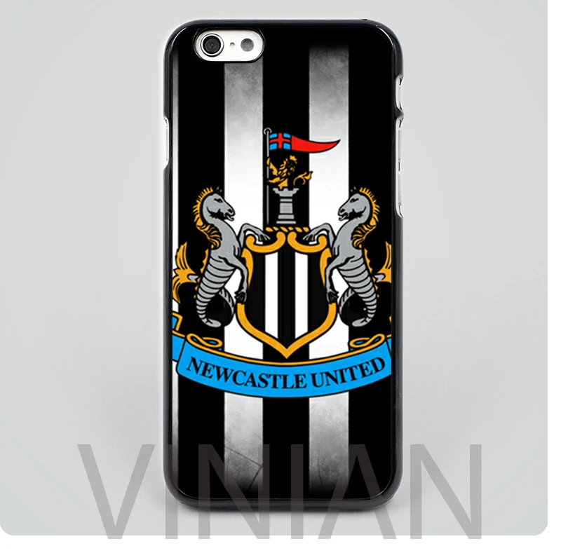 newcastle united logo black hard plastic skin mobile phone