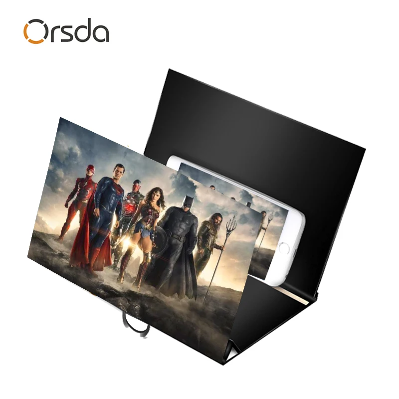 

Orsda Premium Gift Wooden 3d Phone Screen Amplifier 3d Screen Amplifier HD 3D Mobile Phone Screen Foldable Screen Phone Holder
