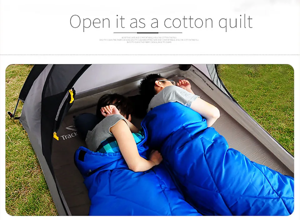 Acampamento saco de dormir inverno pato para