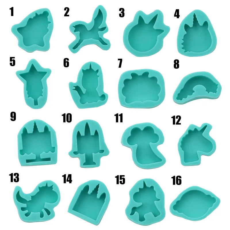 

New 3D Creative Unicorn Fondant Silicone Mold Chocolate Cake Decorating Tools DIY Birthday Party Chocolate Cake Molds