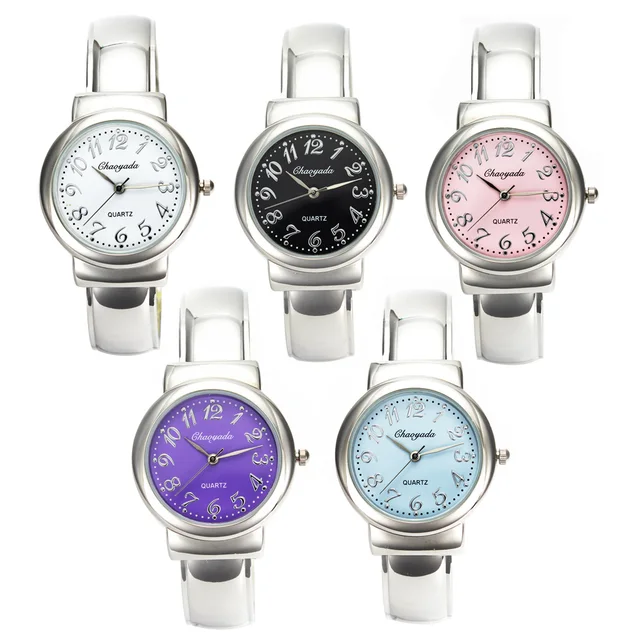 Women Fashion Simple Metal Bracelet Watches Female Ladies Popular Steel Bangle 1 Women Fashion Simple Metal Bracelet Watches Female Ladies Popular Steel Bangle 1