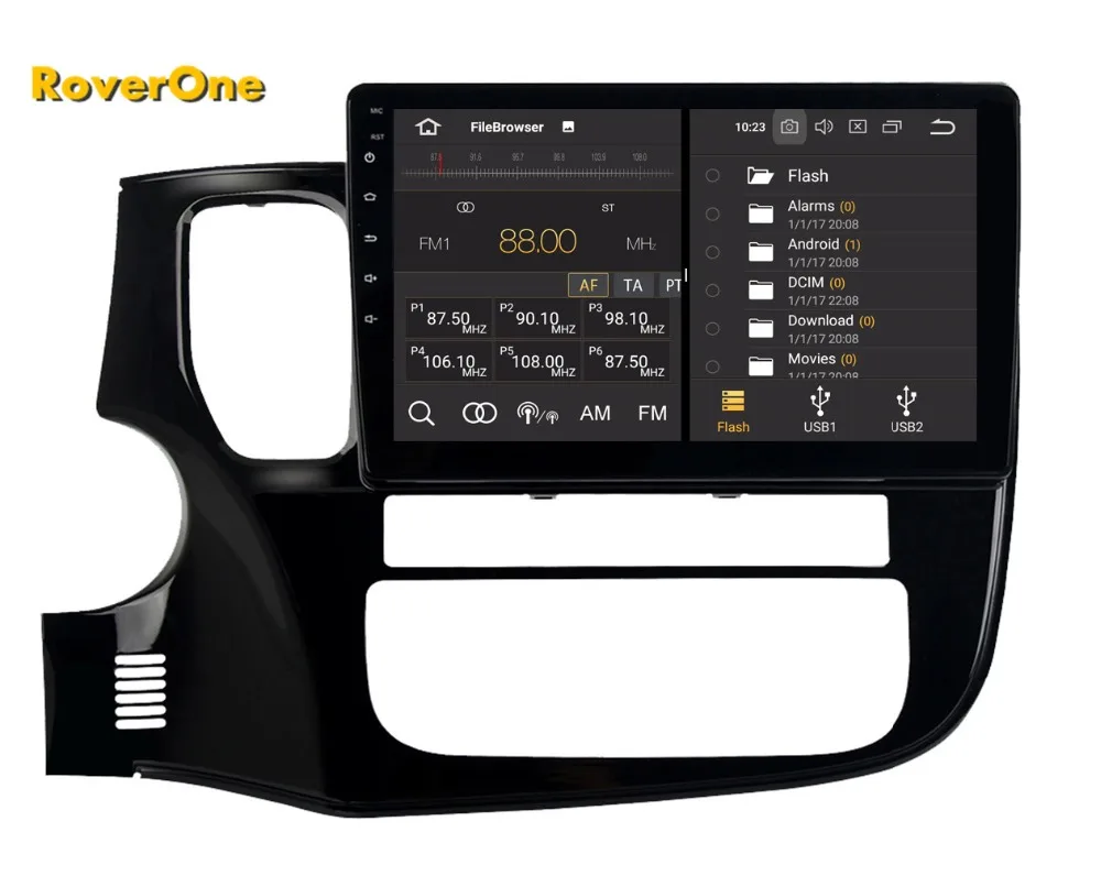 Cheap For Mitsubishi Outlander 2014 - 2017 2Din Car Tuning Automotivo Navigation Radio Stereo Automotive GPS Navigator USB Head Unit 11