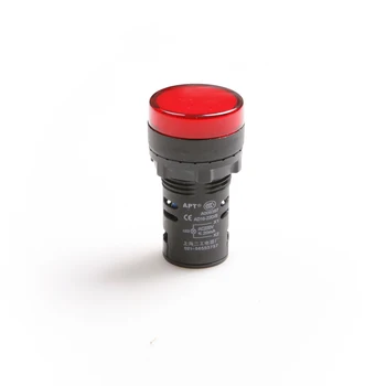 

AC 220V 22mm Panel Mount LED Power Indicator Pilot Signal Light Lamp, Red