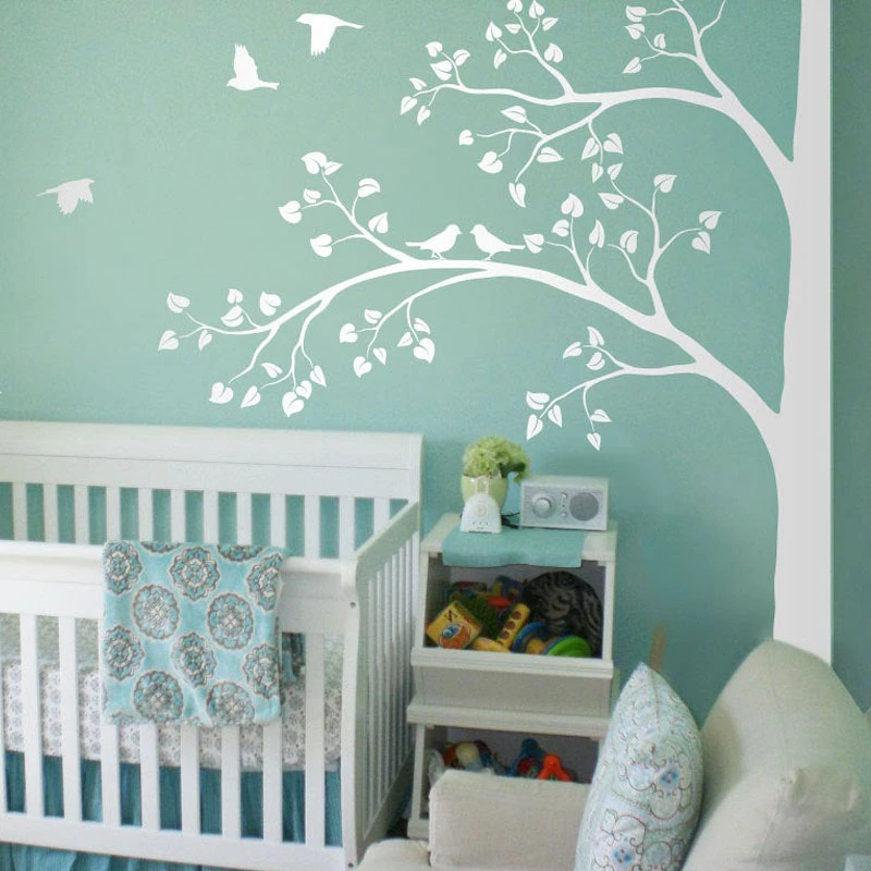 white tree stickers for wall