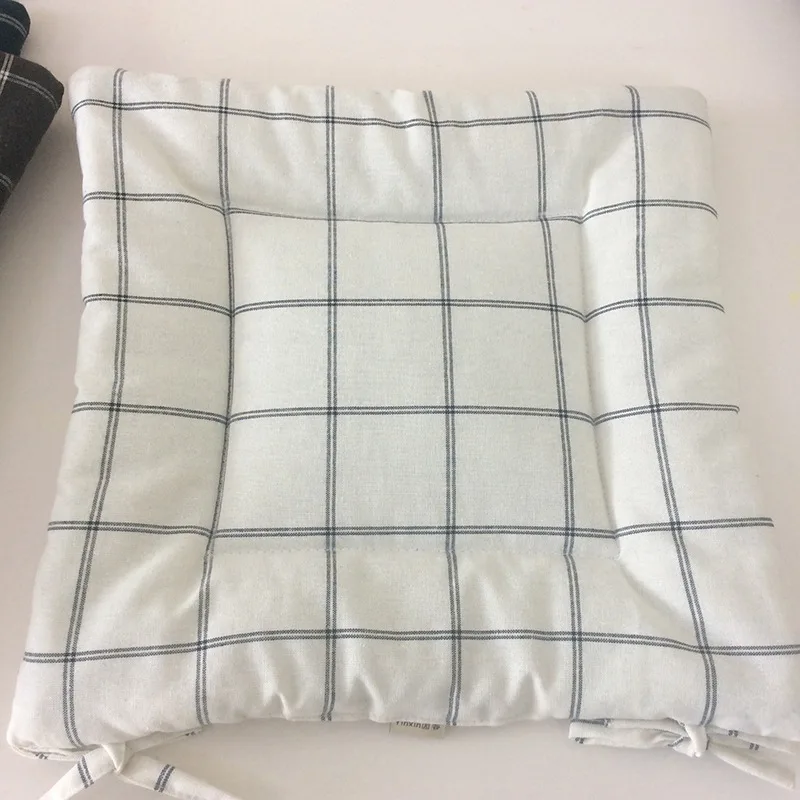 الشمال نمط شعرية لينة كرسي مقعد وسادة القطن الكتان الجلوس حصيرة سادة almofadas coussin المنزل الديكور مكتب أريكة وسادة