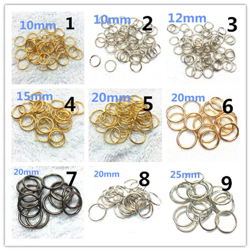 -30mm Non Welded Metal O Ring Nickel&Black Nickel Plated Backpack Collar Harness Rings Bag Parts Accessories_ (2)