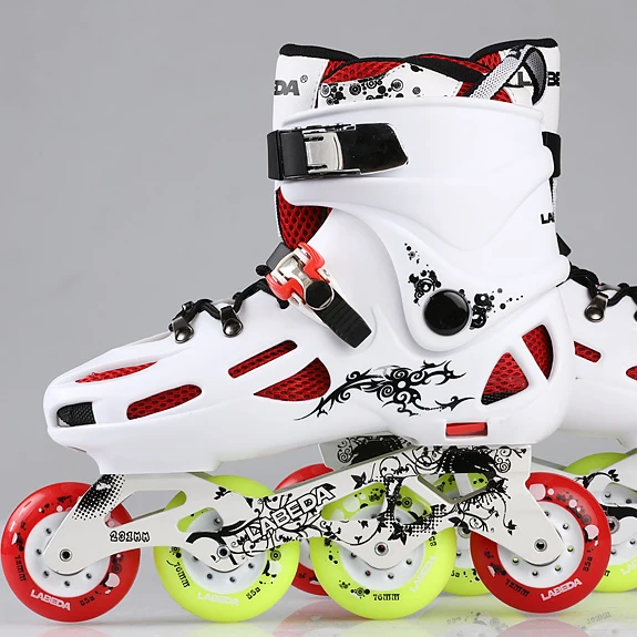 تزلج الكبار أحذية التزلج حذاء مسطح مستقيم صف الرجال والنساء الكبار زلاجات دوارة المهنية التمهيد حذاء رياضة